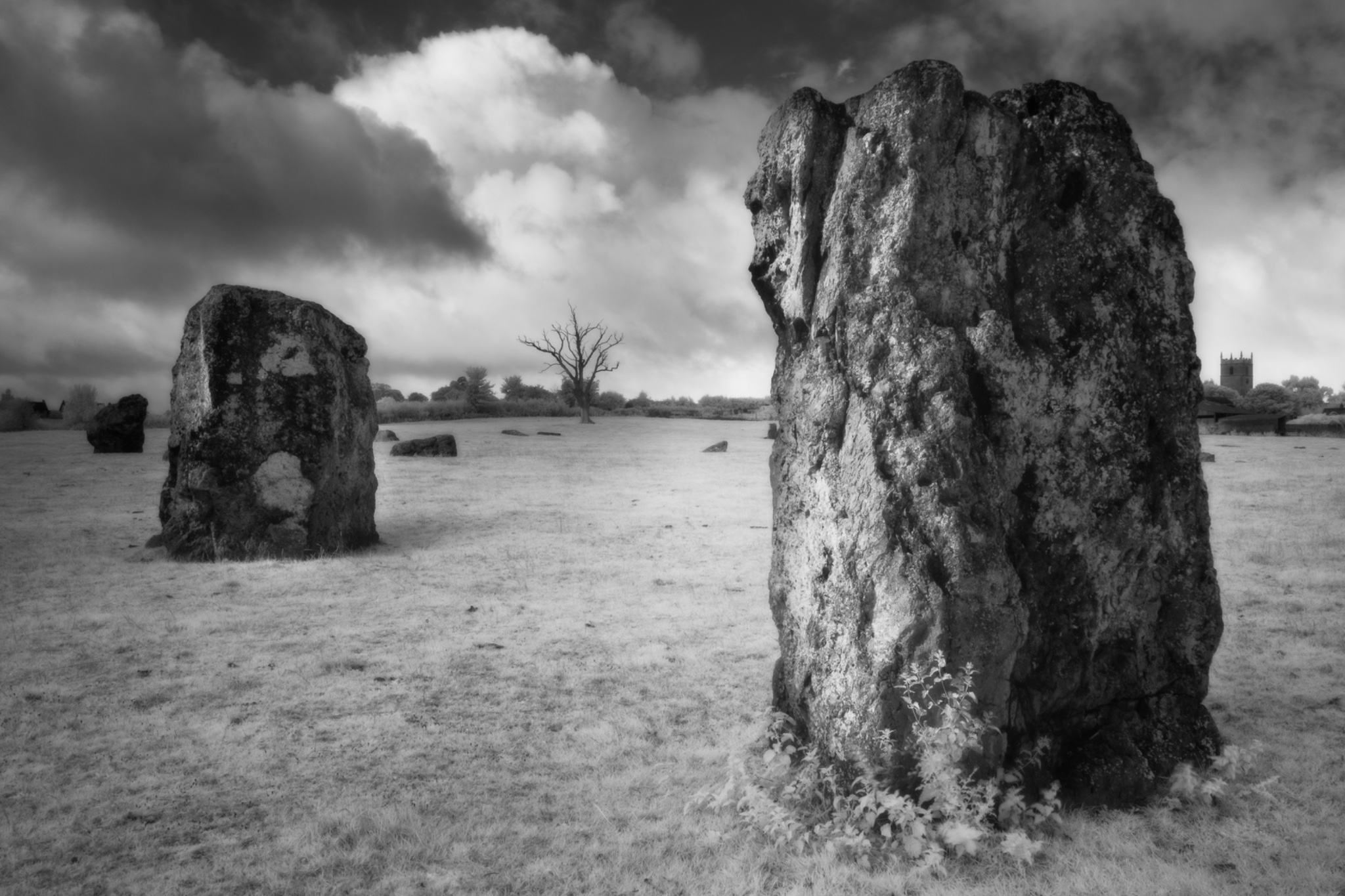 Stanton Drew North East Stone Circle. Somerset, England.
